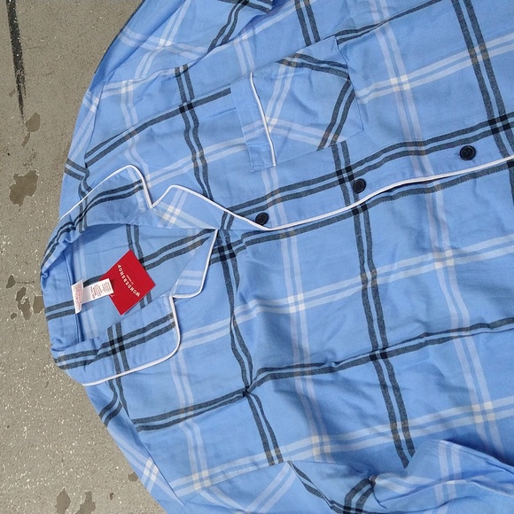 NEW! Men's Plaid Flannel Matching Family Pajama Set - Picture 3 of 4